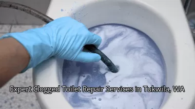 Expert Clogged Toilet Repair Services in Tukwila, WA